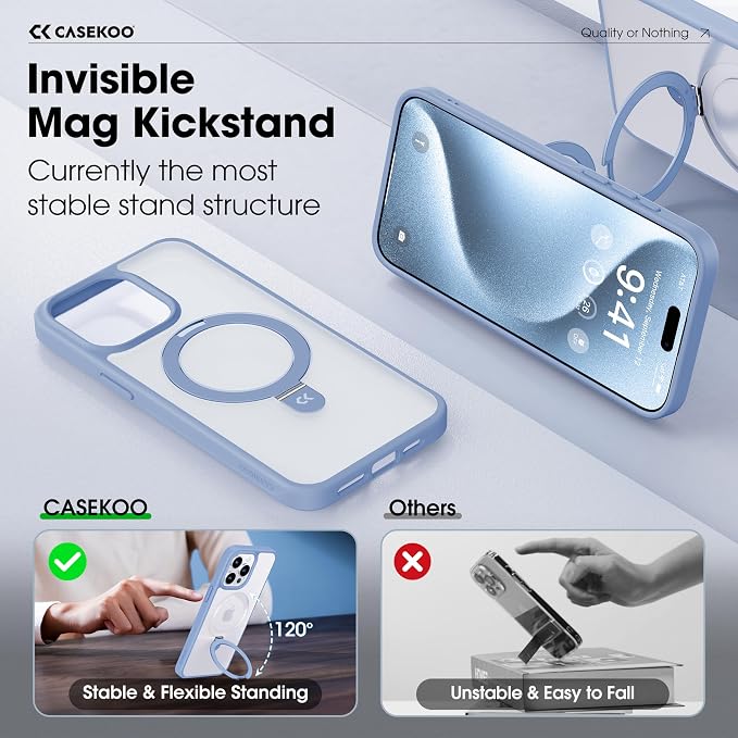 CASEKOO Designed for iPhone 15 Pro Case - Image 3