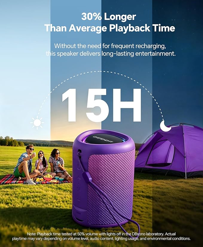 Portable Bluetooth Speaker Beach Essentials: Powerful Crystal Clear - Image 4