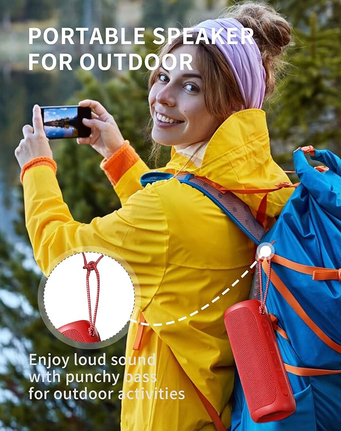 SOWO Portable Bluetooth Speaker, Waterproof IPX7, 25W Loud Wirelss Speaker - Image 5