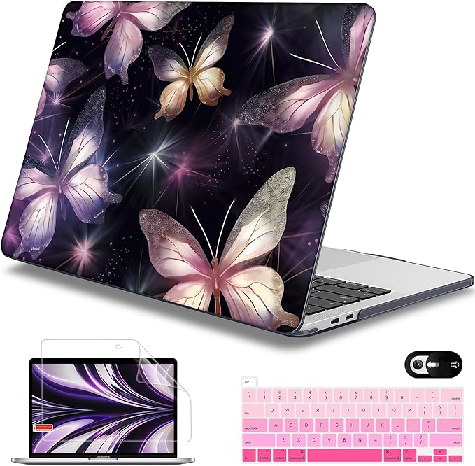 Mektron for MacBook Pro 13-inch Case 2022 2021 2020 Release A2338 M2 M1 A2289 by Mektron