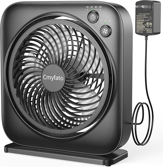 Portable Table fan, Window Fan, Small Box Fan by Cmyfato