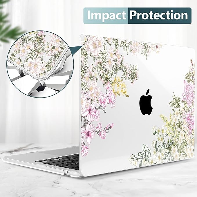 TWOLSKOO Compatible with M4 MacBook Air 13.6 inch Case 2025-2022 Release M4 - Image 5