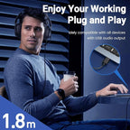Headset with Microphone for PC, USB Computer Headsets AI-Powered Environmental - Image 6
