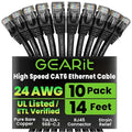 GearIT Cat 6 Ethernet Cable Pack by GEARit