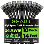 GearIT Cat 6 Ethernet Cable Pack by GEARit
