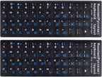 2PCS Russian Keyboard Stickers, Cyrillic Keyboard Letters Replacement Sticker by CaseBuy