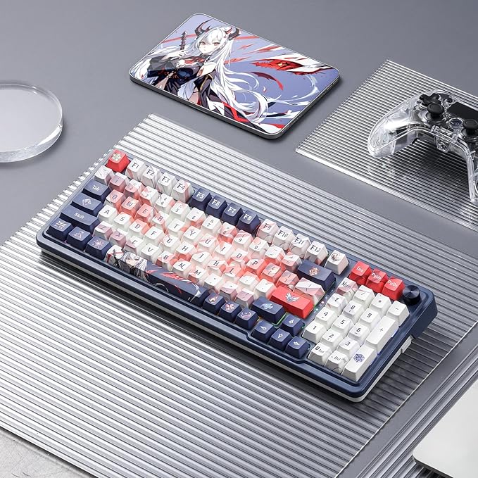 Redragon K686 PRO SE 98 Keys Wireless Gasket RGB Gaming Keyboard, 3-Mode Anime - Image 9