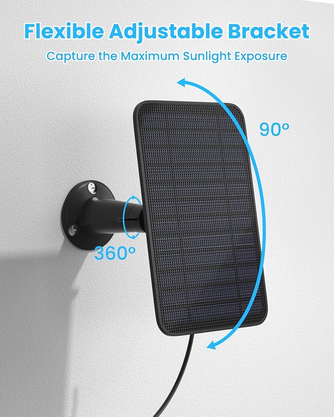 5W Solar Panel for Blink Camera Outdoor, Solar Panel Charger - Image 6