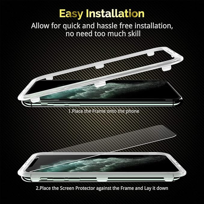 UNBREAKcable iPhone 11 Pro Screen Protector, 2.5D Double Defense Series Premium - Image 3
