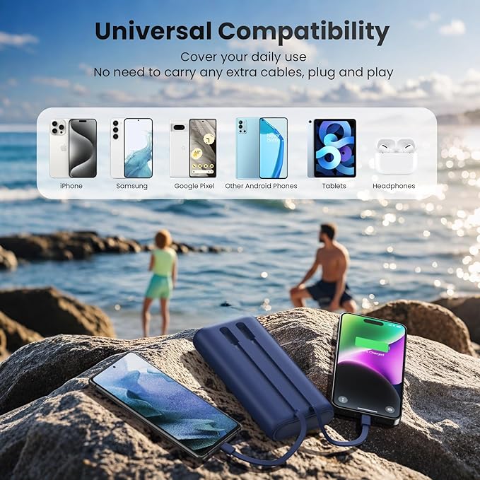 Portable Charger 40, 800mAh Power Bank 25W Portable Battery Pack - Image 8