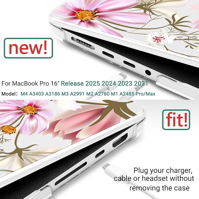 DONGKE for M4 MacBook Pro 16 Inch Case 2024 2023 2021 A3403 A3186 M3 A2991 M2 - Image 2