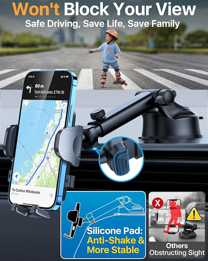 2025 Ultimate Car Phone Mount【98+LBS Strongest Suction & Military-Grade】【Patent - Image 5