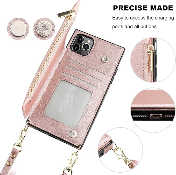 Bocasal Crossbody Wallet Case for iPhone 11 Pro Max - Image 6