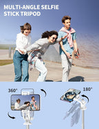 71" Phone Tripod Selfie Stick, All-in-1 - Image 5