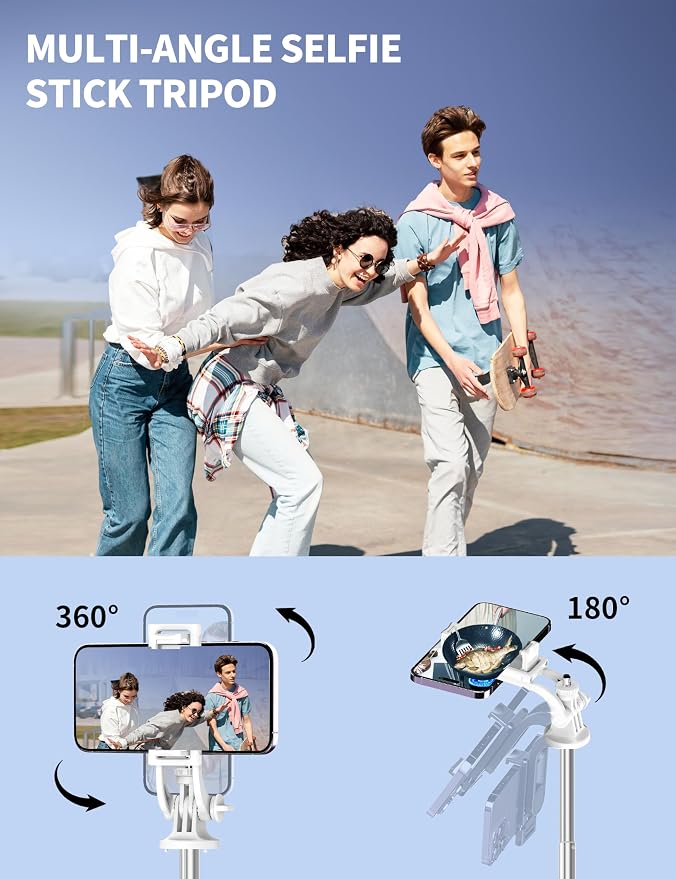 71" Phone Tripod Selfie Stick, All-in-1 - Image 5