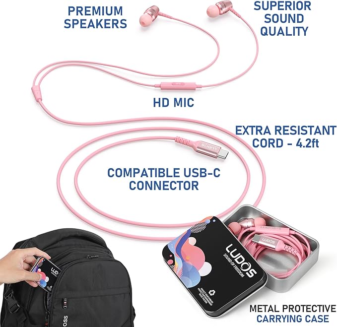 LUDOS OMNITONE USB C Headphones - Image 3