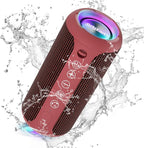 Ortizan X10 Portable Bluetooth Speaker, 24W Stereo Sound, IPX7 Waterproof by Ortizan