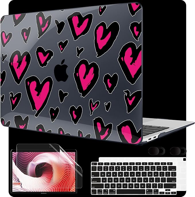 MEEgoodo for MacBook Air 13 inch Case 2021 2020 2019 2018 Released A2337 M1 by MEEgoodo