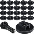 Yookeer 120 Pieces Magnetic Zip Tie Mount Multipurpose Cable Holder Magnets by Yookeer