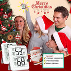 Antonki 2-Pack Room Thermometer, Digital Small Hygrometer Indoor Thermometer - Image 7