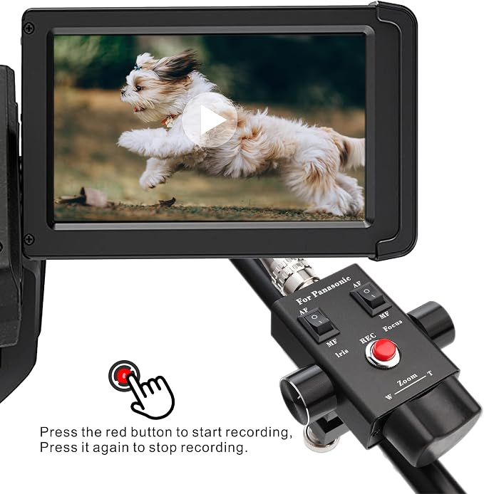 Camcorder Zoom Controller, Remote Control Zoom, and Focus Control + 2.5mm and - Image 4