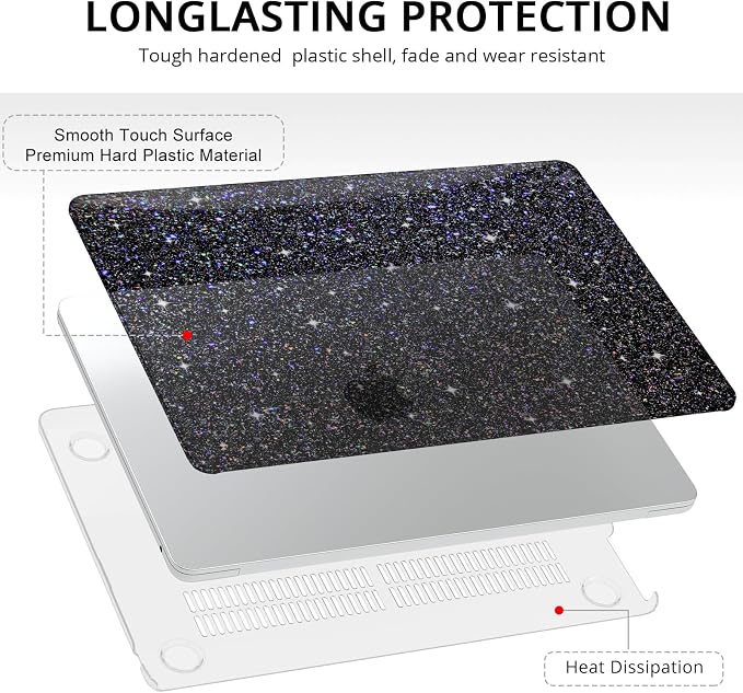 Anban Compatible with MacBook Pro 13 inch Case M2 M1 2025-2016 A2338 A2251 - Image 4