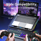 KeiBn Laptop Cooling Pad, Gaming Laptop Fan Cooling Pad - Image 7