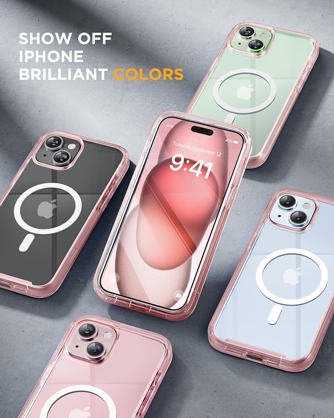 Miracase Glass Series for iPhone 15 Case Full-Body Magnetic Case - Image 6