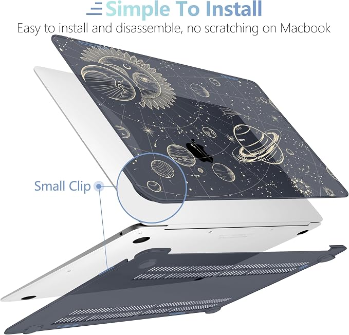 MEEgoodo for MacBook Air 13.3 inch Case 2021 2020 2019 2018 A2337 M1 A2179 A1932 - Image 4
