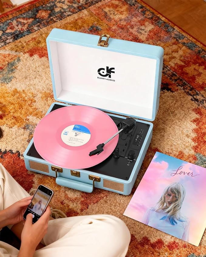 Vinyl Record Player Suitcase - Image 8