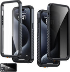 for iPhone 15 Pro Max Case Waterproof by AMILIFECASES
