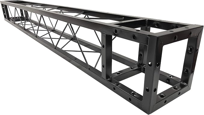 Cedarslink 2 Meter 6.56 ft. Square 8"x8" Black Trussing Box Truss Section Bolted by Cedarslink