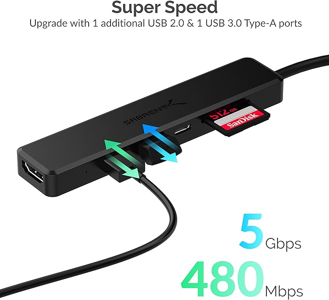 SABRENT Multi-Port USB Type-C Hub - Image 4