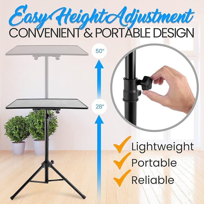 Pyle Universal Laptop Projector Tripod Stand - Image 4