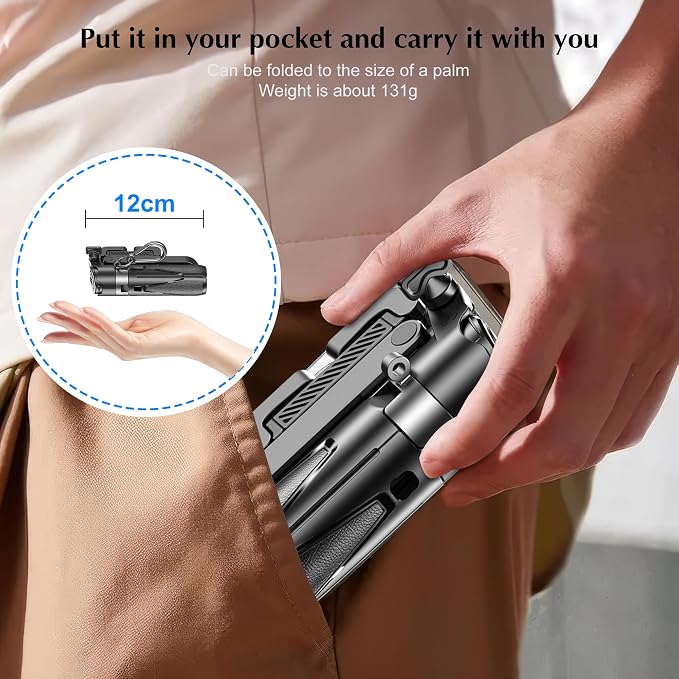 Mini Selfie Stick Tripod, Extendable Grip Phone Tripod - Image 6