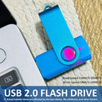 8GB Flash Drives 10 Pack Nicepicten 8 GB USB 2.0 Flash Drive Swivel Thumb Drive - Image 2