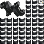 Yookeer 60 Pcs Magnetic Zip Tie Mount Base Black Magnetic Cable Clips Wire by Yookeer