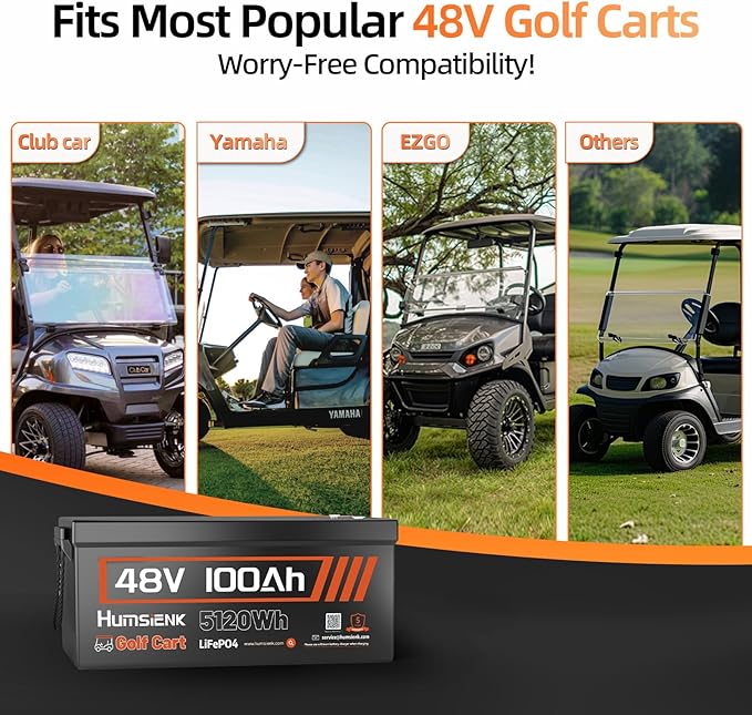 4PCS 48 Volt Lithium Battery for Golf Cart - Image 5