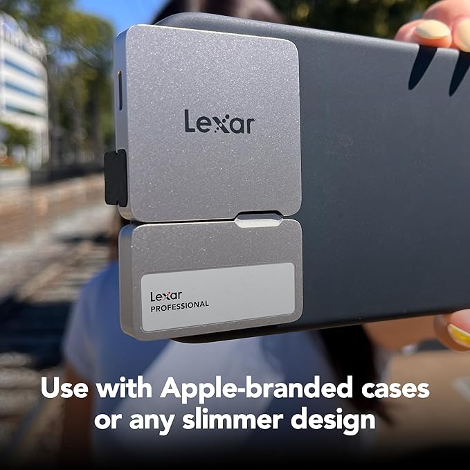 Lexar 1TB Professional Go Portable SSD w/Hub, Supports Apple 4K 60fps ProRes - Image 4