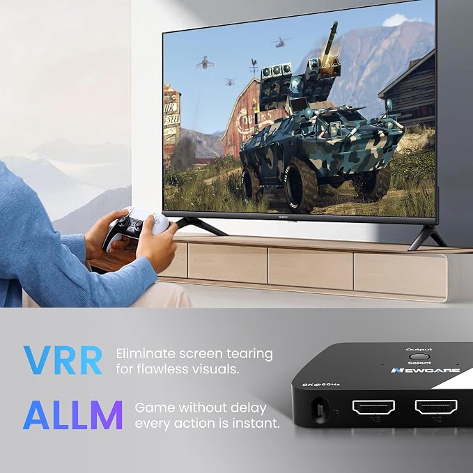NEWCARE 8K HDMI Switch 3 in 1 Out, HDMI 2.1 Switch - Image 7