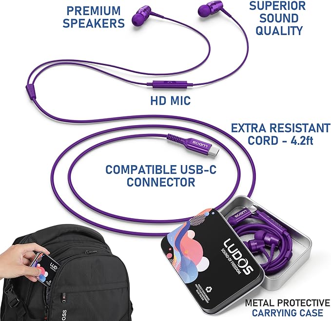 LUDOS OMNITONE USB C Headphones - Image 3