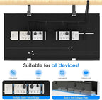 Under Desk Cable Management Tray, 40-inch No-Drill Cord Organizer - Image 4