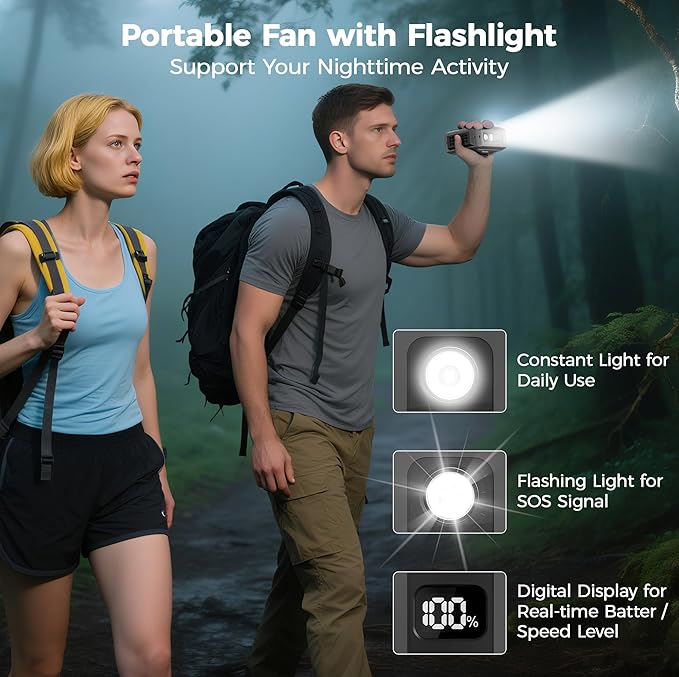 COMLIFE Portable Mini Waist Fan - Image 6