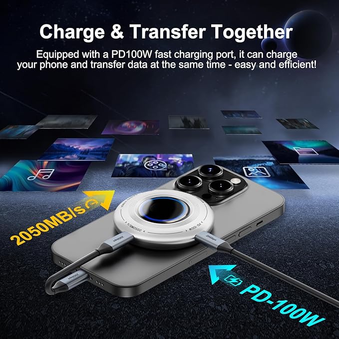 FP108 1TB Magnetic Portable SSD, External Solid State Drives - Image 2