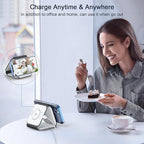 Wireless Charger 3 in 1, RTOPS Magnetic Travel Wireless Charging Station - Image 6