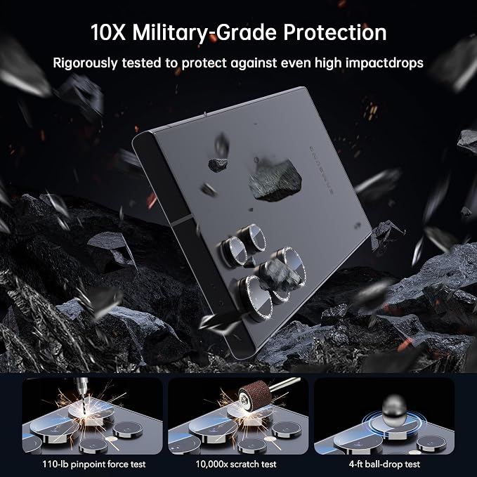 For Samsung Galaxy S24 Ultra Camera Lens Protector, Individual Lens Protector - Image 4