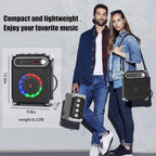 Bluetooth Speaker with Two Wireless Microphones, Outdoor Speaker with - Image 7