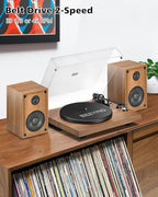 Record Player Vinyl Bluetooth Turntable - Image 6