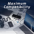 OWC 11-Port Thunderbolt 5 Docking Station, SD/Micro-SD Card Reader, Audio - Image 8