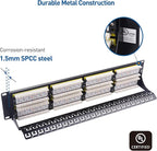 Cable Matters 48 Port Patch Panel Rackmount or Wall Mount 19-Inch - Image 5